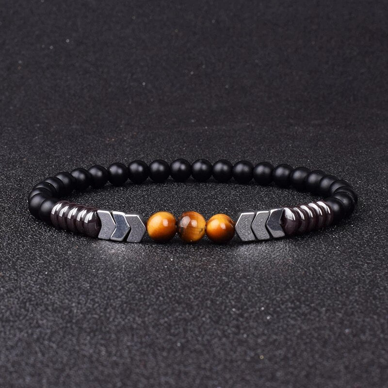 Spiritual Vitality - Hematite Tiger's Eye Bracelet - TeamPlanting