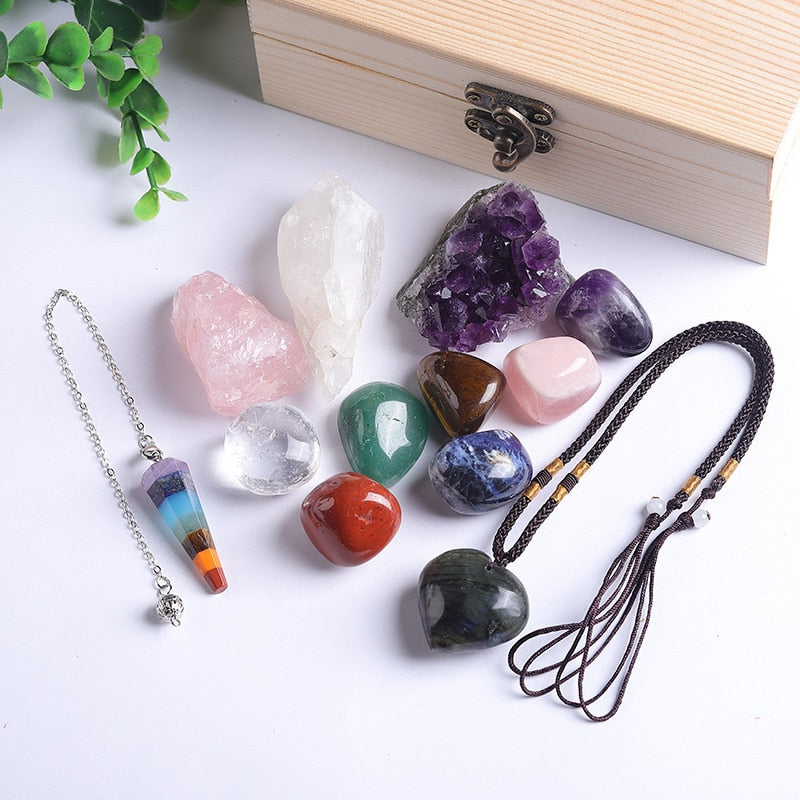 Success, Protection & Health - Chakra Mineral Intentions Box - TeamPlanting