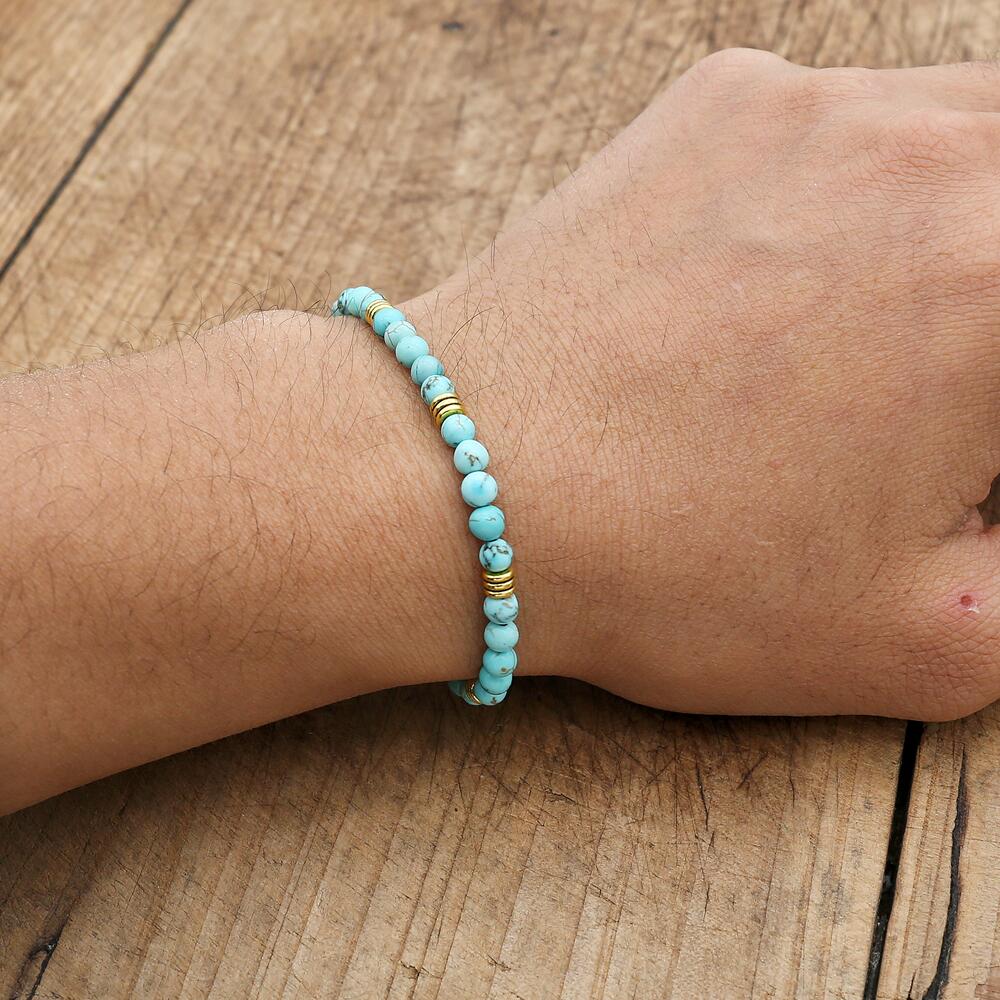 Spiritual Intuition - Turquoise Stone Bracelet - TeamPlanting