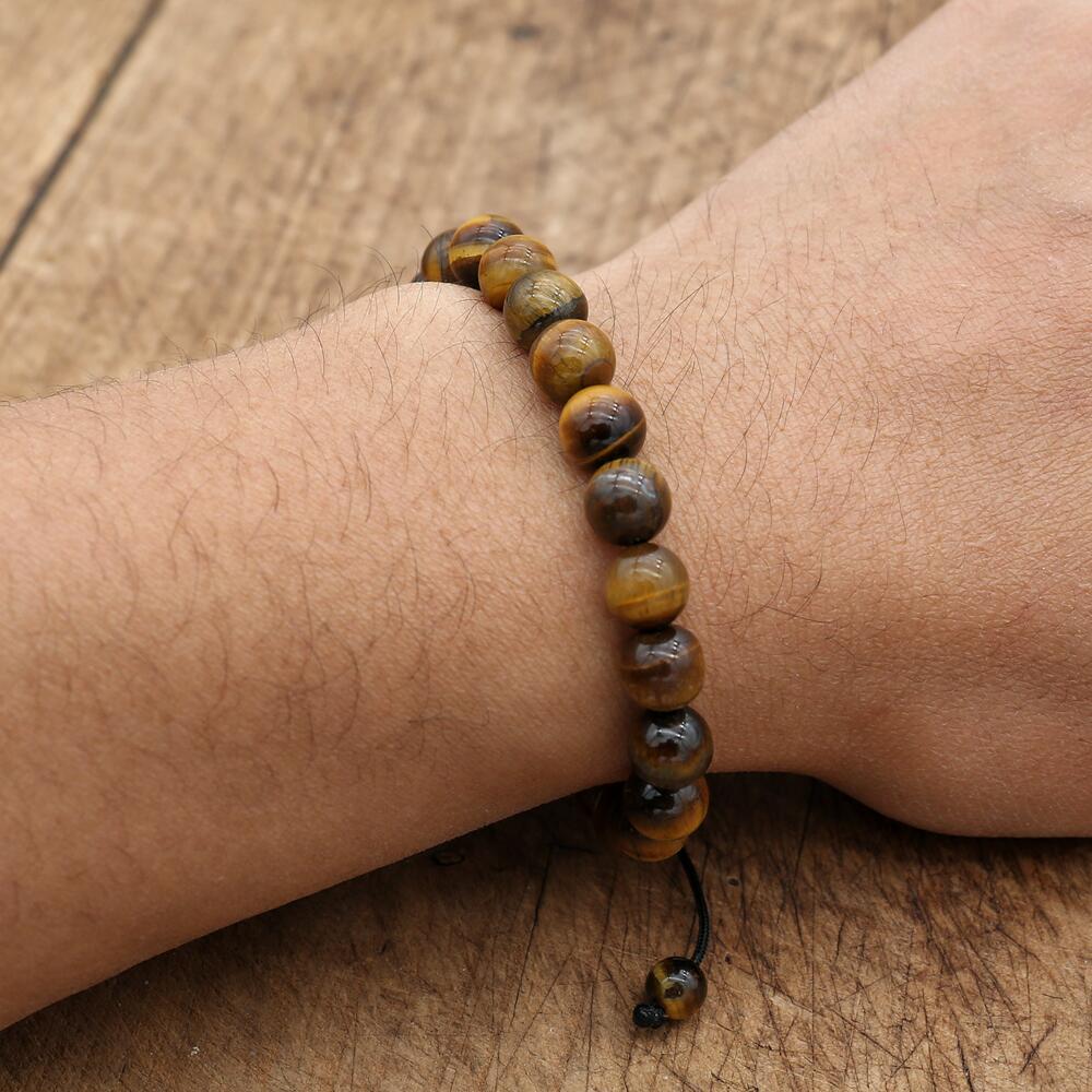 Sacred Faith - Tiger's Eye OM Bracelet - TeamPlanting