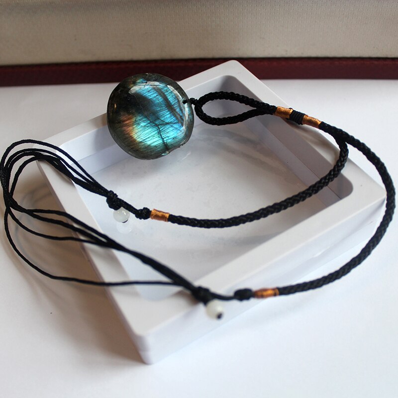 Rejuvenating Spirit - Dragon's Heart Labradorite Necklace - TeamPlanting
