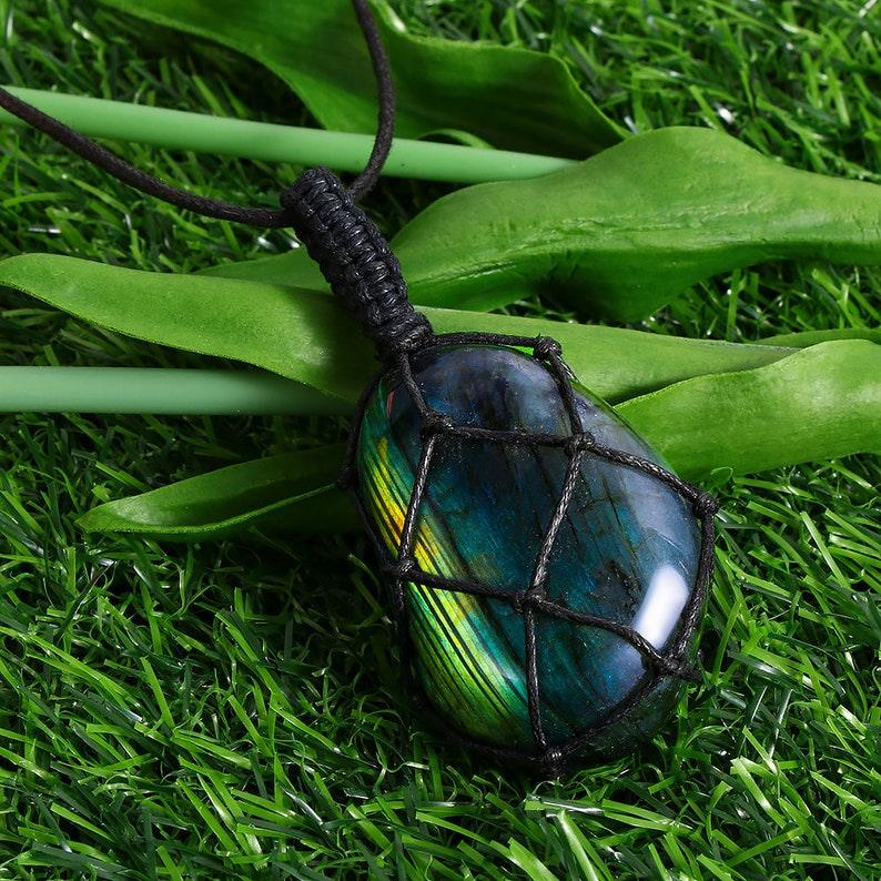 Confidence & Calm Enhancer - Labradorite Necklace Necklaces - TeamPlanting
