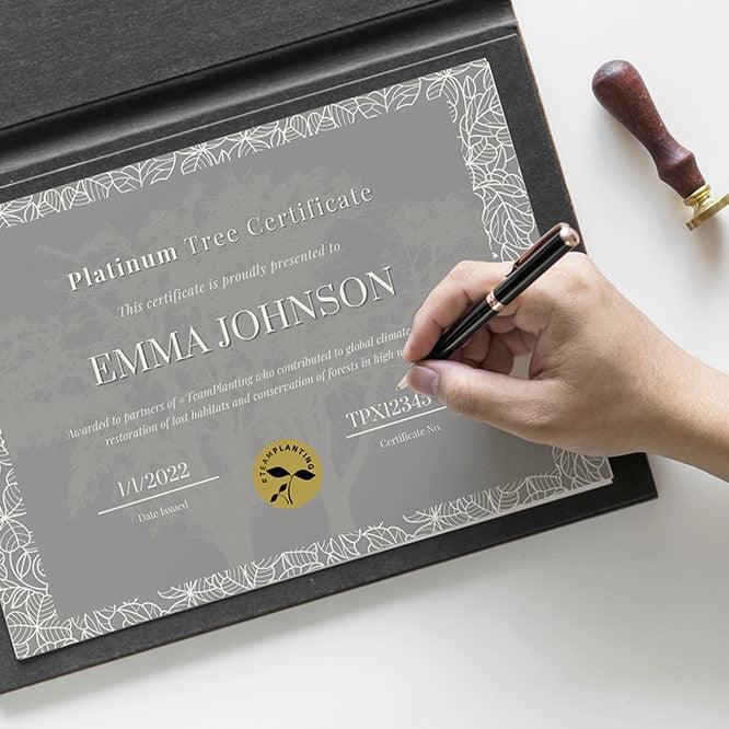 #type_Platinum - 50 Trees Certificate