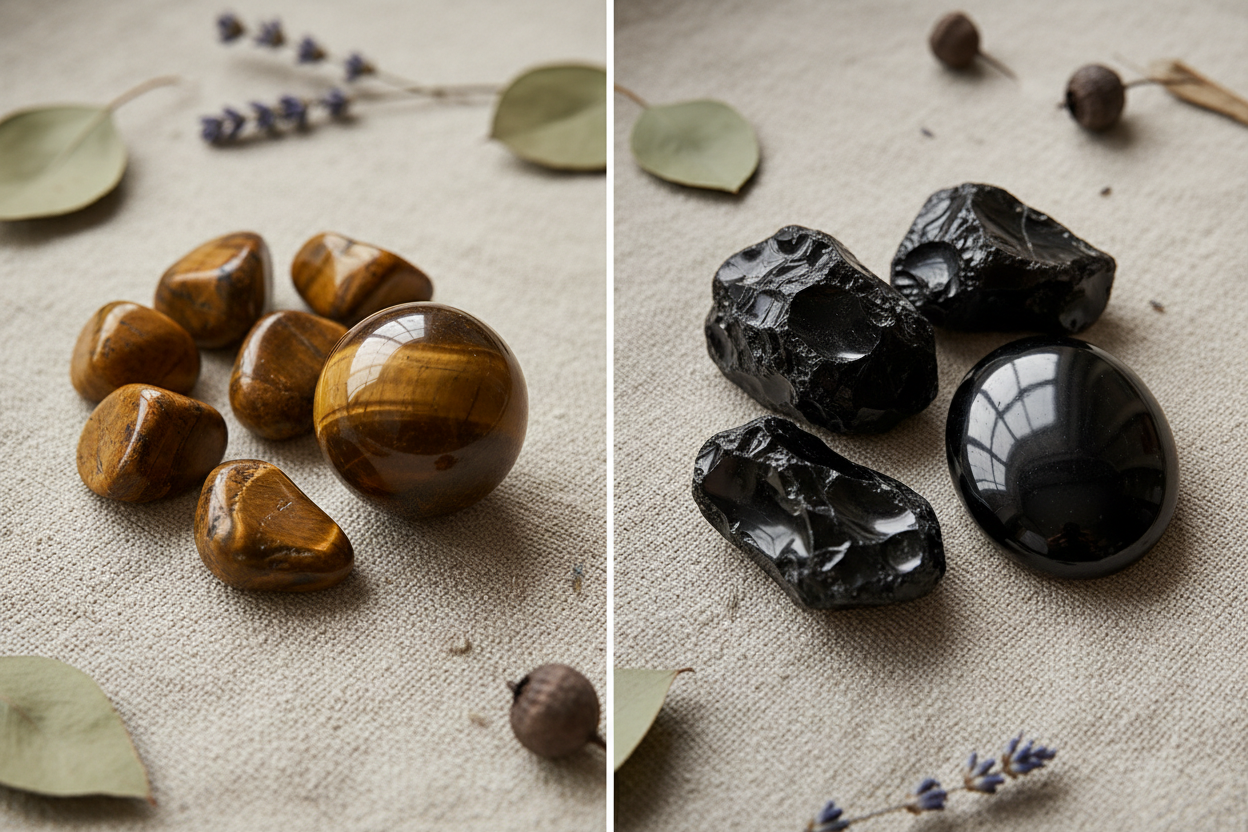 Tiger's Eye vs. Obsidian: Which Protection Stone Is Right for You?