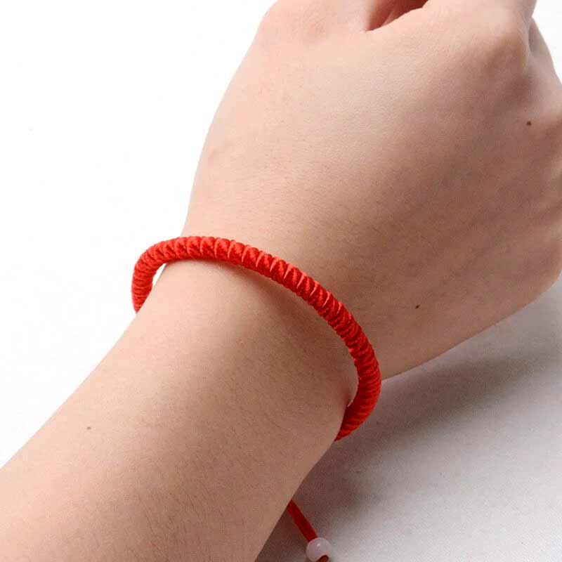 Enlightened Luck - Red String Bracelet