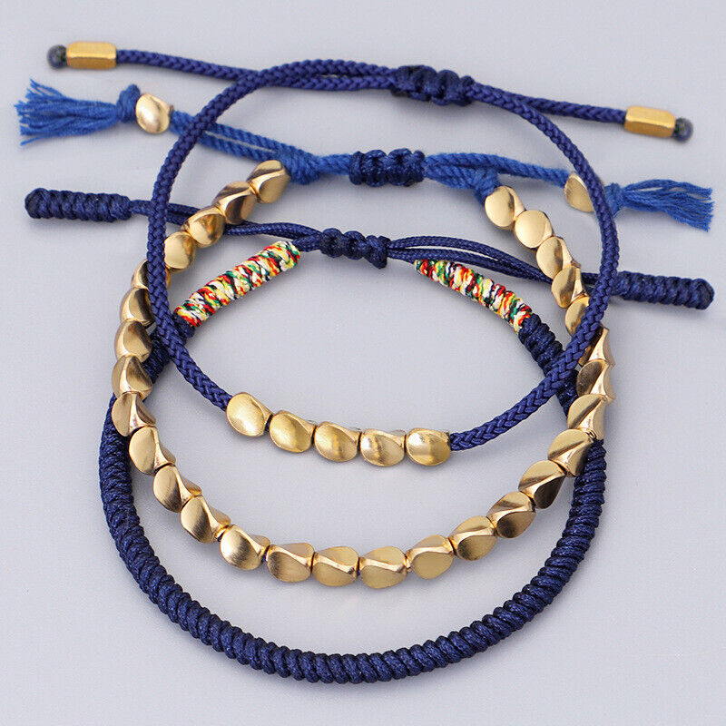 Tibetan Copper Bracelet – Blue Set Style – TeamPlanting