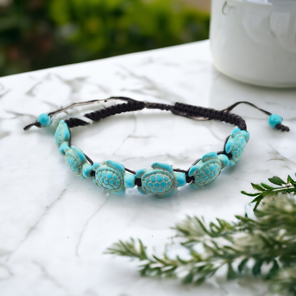 Turquoise Turtles Bracelet