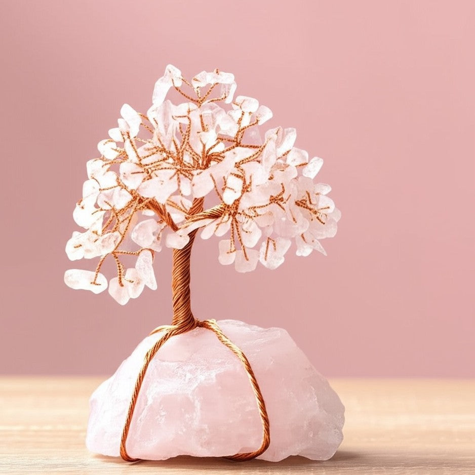 Love Tree Rose Quartz Feng Shui Tree