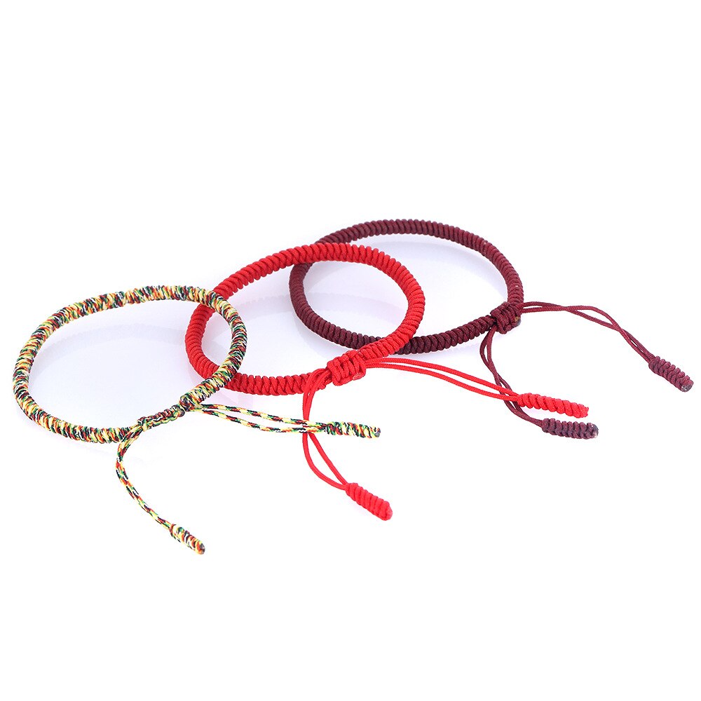 Positivity Reflector - Red, Brown, Chakra String Bracelet 0 - TeamPlanting