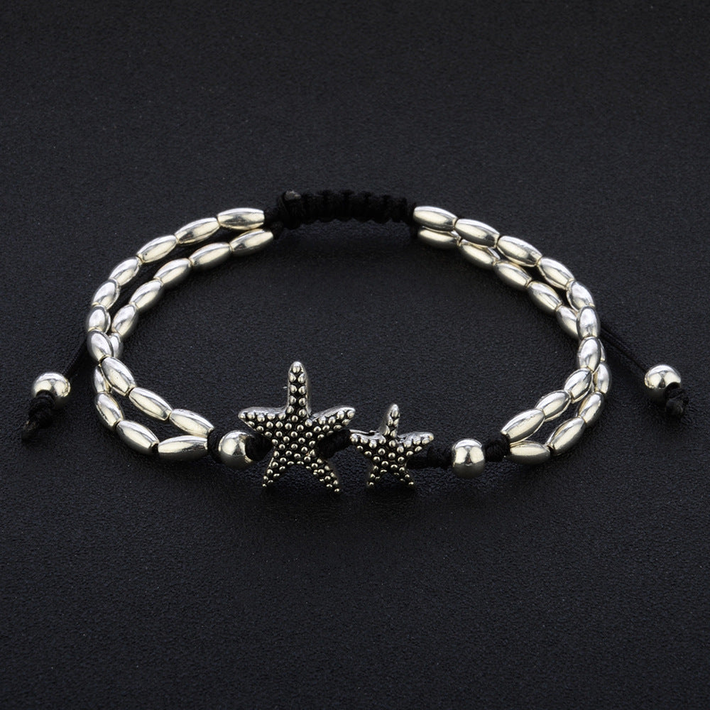 Peaceful Mind - Sea Life Silver Anklet 0 - TeamPlanting