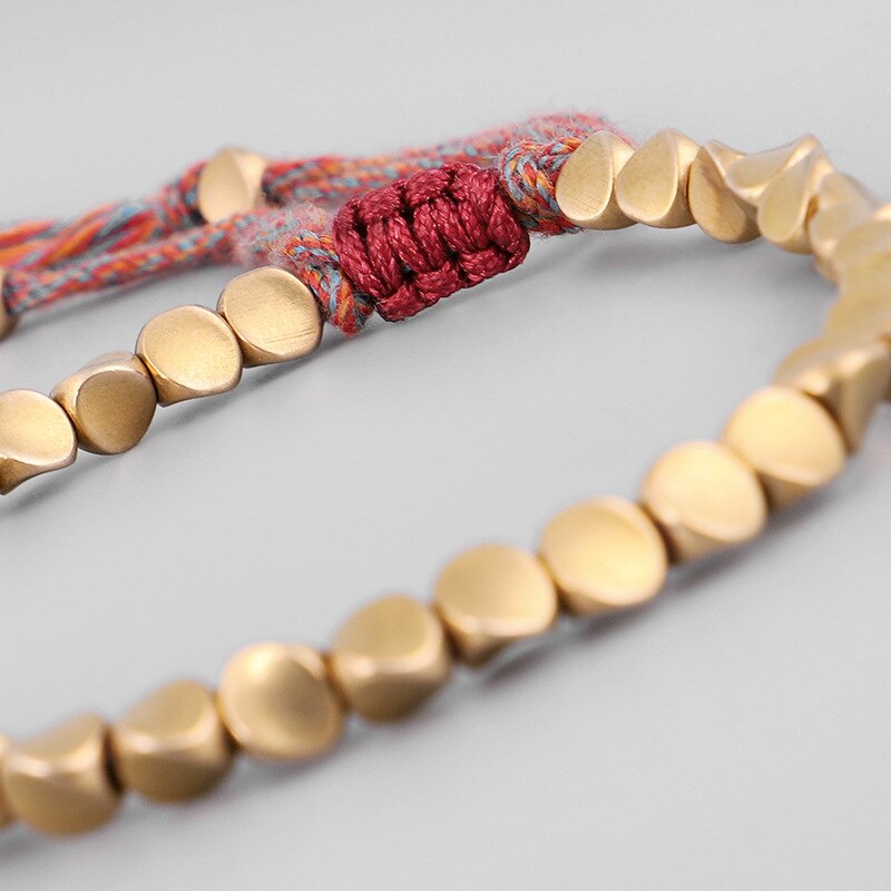 Tibetan Copper Bracelet – Copper Close Up – TeamPlanting
